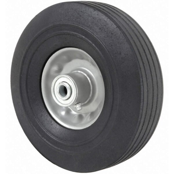 WHEEL SOLID RUBBER 8IN 350LB CAP